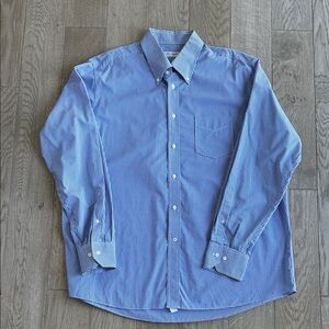 Jacques Britt Blue Checkered Shirt XXL